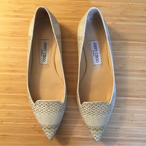 Jimmy Choo Attila Pointed Toe Flats